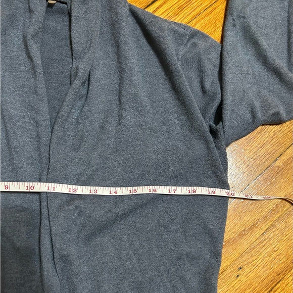 Vida Milano Women's Size  Large Soft Wool Blend Ruffled Duster Cardigan - Picture 5 of 8